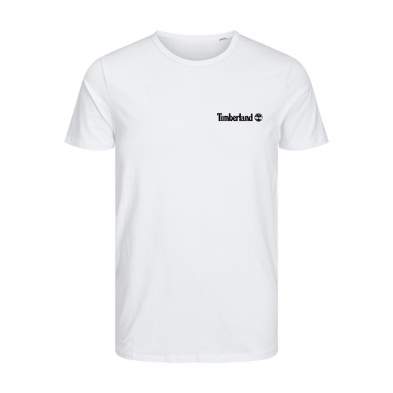 T-SHIRT 100% ΒΑΜΒΑΚΙ ΜΕ LOGO - ΛΕΥΚΟ - TIMBERLAND ΜΙΚΡΟ T-SHIRT 100% ΒΑΜΒΑΚΙ ΜΕ LOGO - ΛΕΥΚΟ - TIMBERLAND ΜΙΚΡΟ